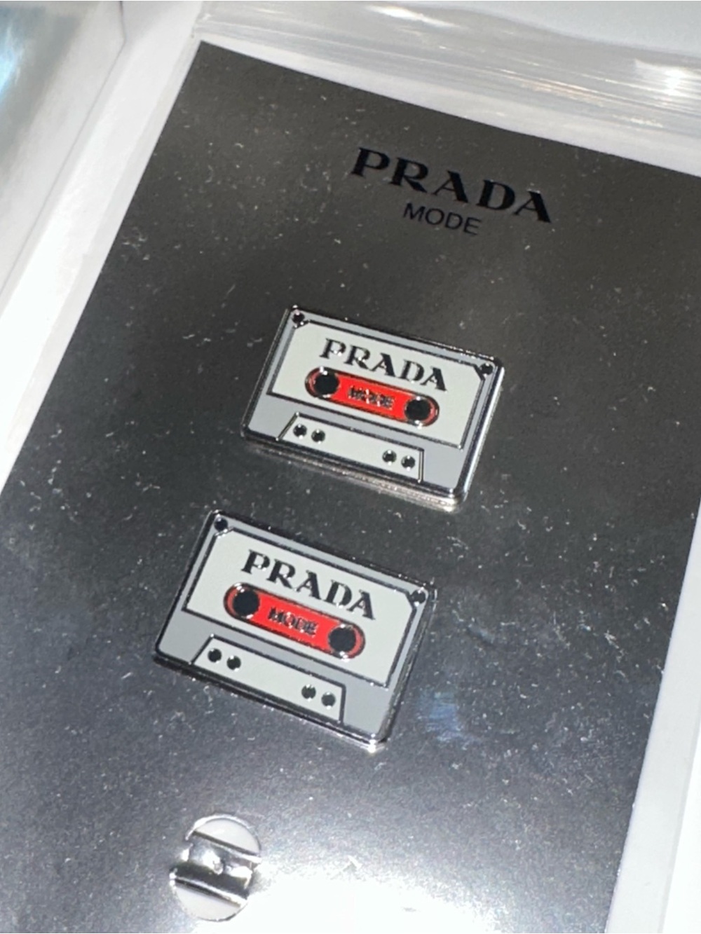 Prada mode x hideo kojima pins NIB
